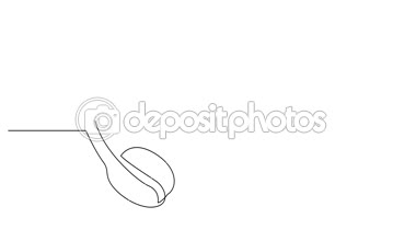 Kendi kendine çizim çizgi animasyon iş kavramı kroki kulaklık