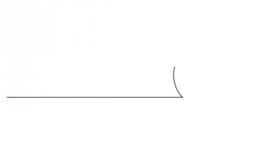 Kupadan dökülen kahvenin kendi kendine çizim çizgisi animasyonu