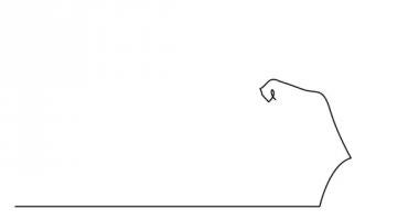 Yapboz parçalarını birbirine bağlayan iş adamlarının çizim çizgisi animasyonu