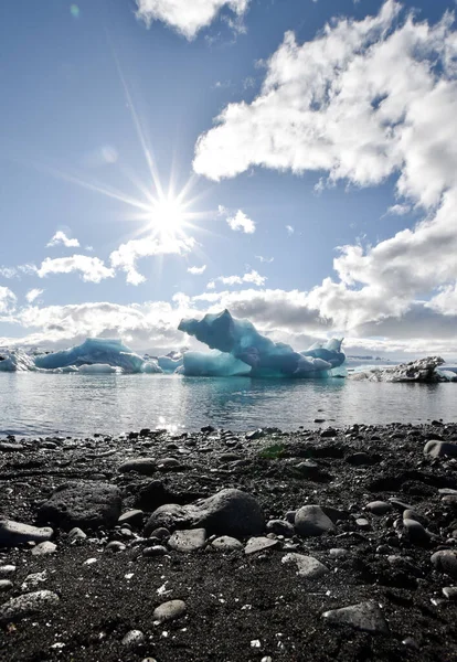 Keindahan Islandia Tenggara. Berkeliling pulau. Perjalanan.. — Stok Foto