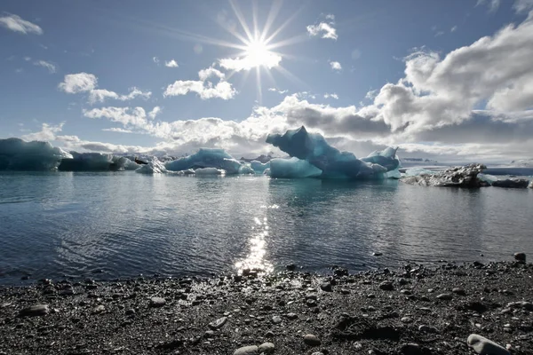 Keindahan Islandia Tenggara. Berkeliling pulau. Perjalanan.. — Stok Foto