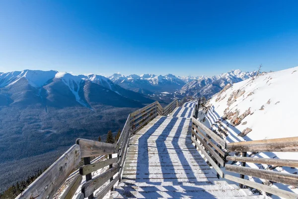 Banff Sightseeing Gondola Está Localizado Apenas Minutos Cidade Banff Ombro — Fotografia de Stock