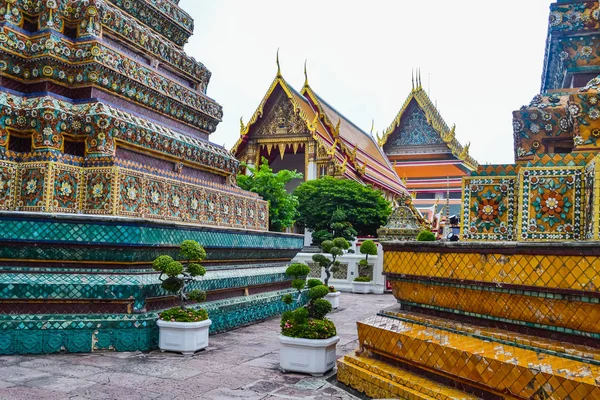 Tailandia Bangkok Wat Pho Templo Budista Distrito Phra Nakhon Bangkok — Foto de Stock