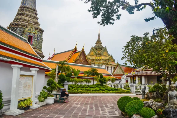 Tailandia Bangkok Wat Pho Templo Budista Distrito Phra Nakhon Bangkok — Foto de Stock