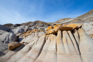 Drumheller Hoodoos bir 0.5 kilometre ağır ticareti döngü tr