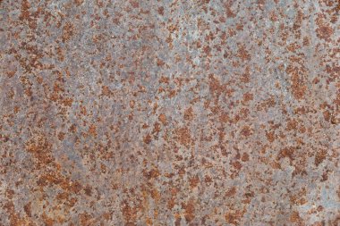 Karanlık paslı metal doku arka plan aşınmış. Demir yüzey pas