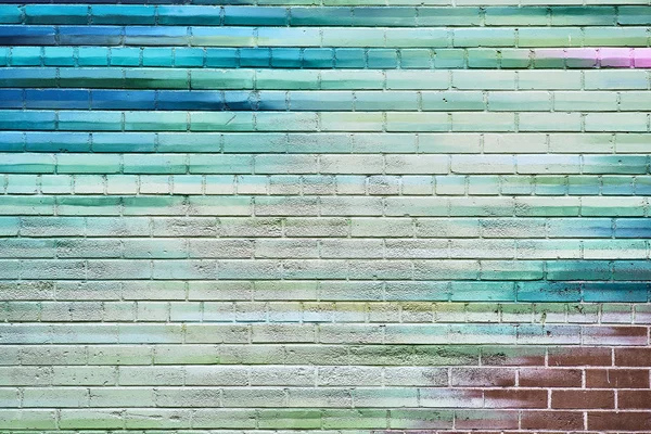 Colorful brick wall background. Abstract colorful brick wall texture.