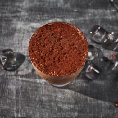 Çikolata frappe kahve bir yaz günü dışında