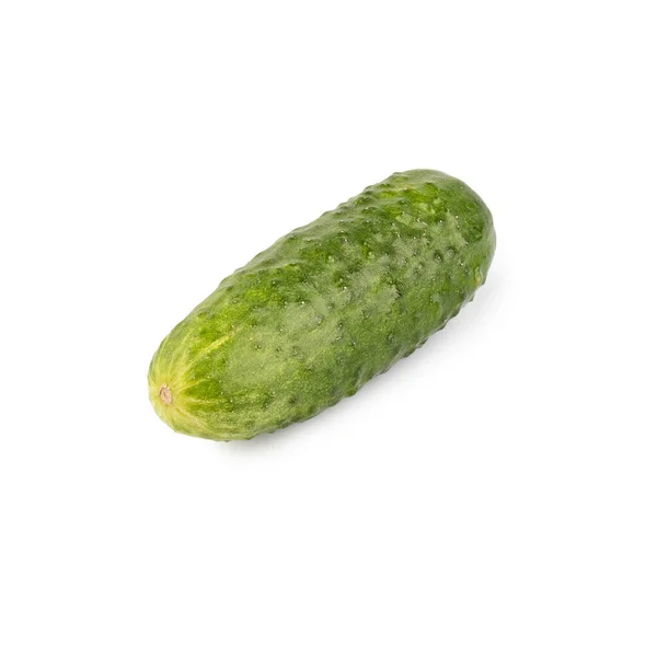 Cucumber on white background with clipping path. — Stock Photo, Image