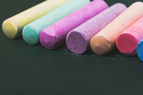 colorful chalk art concept