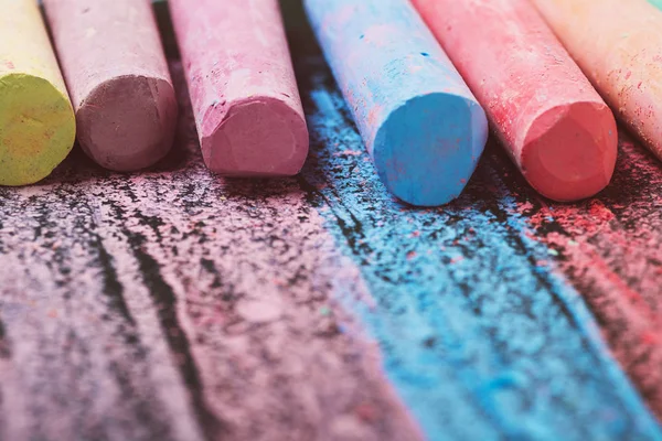 colorful chalk art concept