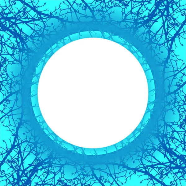 doku, arka plan, ağaç dalları siluet vektör