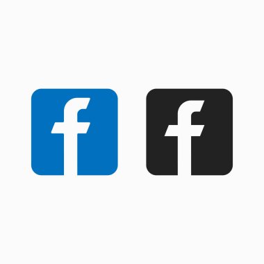 mektup, popüler ağ, vektör simgesi facebook tarzı
