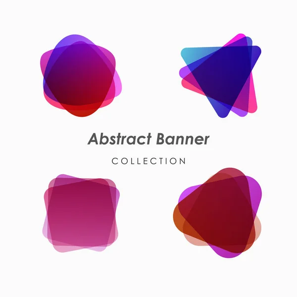 dizi renkli vektör şekilleri, soyut afiş, parlak etiketleri