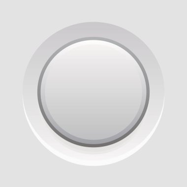 gerçekçi düğmesi gri arka plan üzerinde yuvarlak Web öğesi