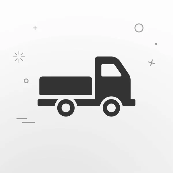 Web simgesi kamyon, kargo teslim işareti