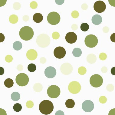 vektör dikişsiz desen, renk daireleri çizim