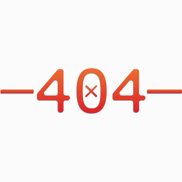 Pagina non trovata, errore 404, nessuna connessione — Vettoriale Stock