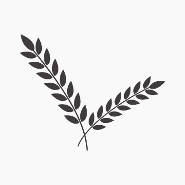 defne çelenk, vektör simgesi, en iyi spor amblemi