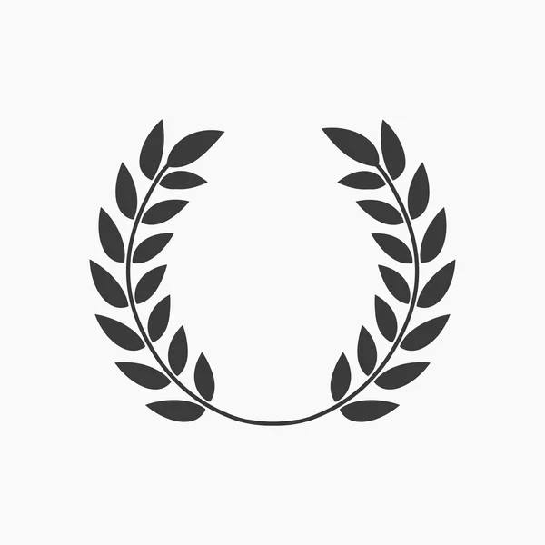 Lagerkrans, vektor ikon, bästa sport emblem — Stock vektor
