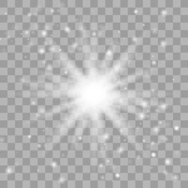 Beyaz parlayan ışık