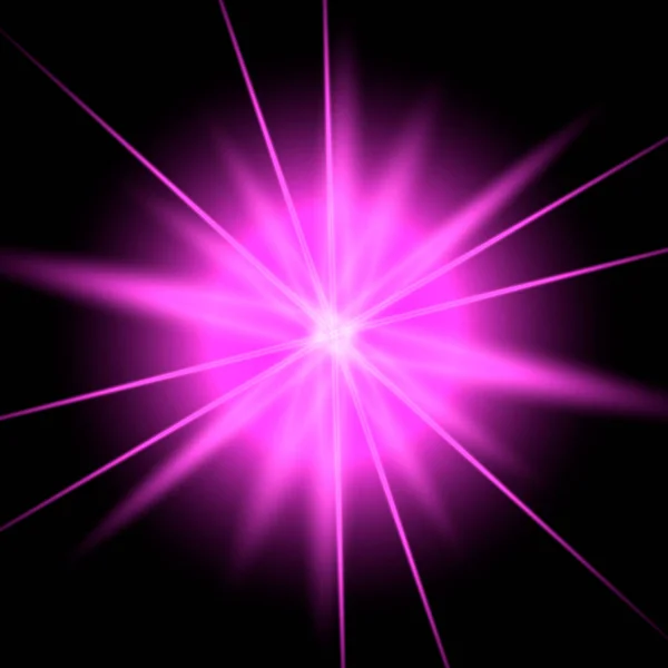 Lumière vive explose — Image vectorielle
