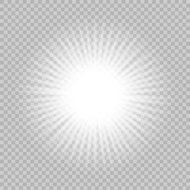 Beyaz güzel bir parlaklık ışık 