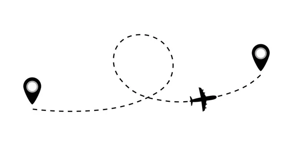 Линия авиакомпании — стоковый вектор