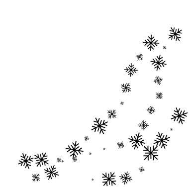 Dalga kar tanesi arka plan