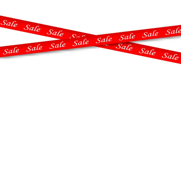 Sale red banners. — Stock Vector