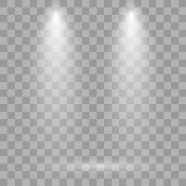 Vektör projektör. Sahne