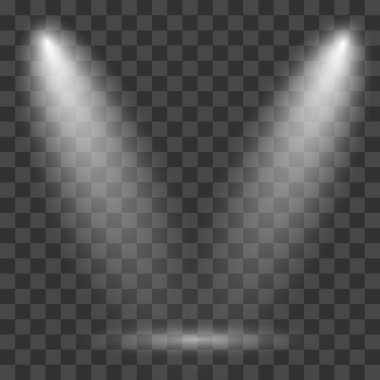 Vektör projektör. Sahne