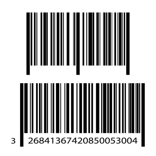 Значок набора штрих-кодов — стоковый вектор