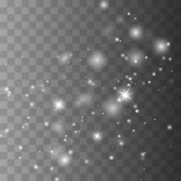 Sparks csillám különleges fényhatás — Stock Vector