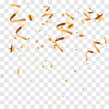 Altın konfeti Eps10