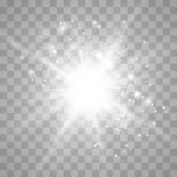 Effet lumineux avec étincelles — Image vectorielle