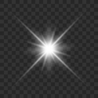 Beyaz parlayan ışık