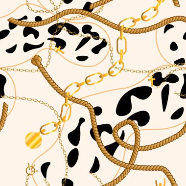 Bantlar, zincir ile desen 