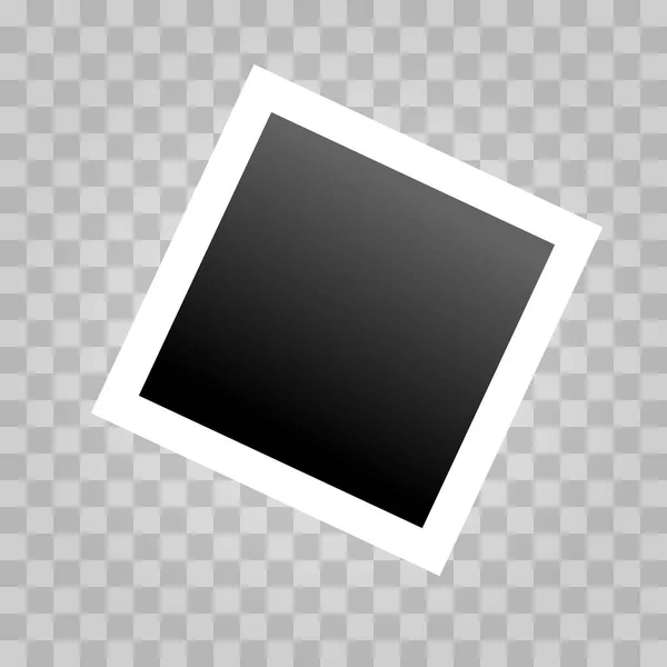 Vierkant realistische polaroid — Stockvector