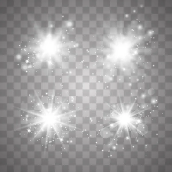 Conjunto de luz brillante — Vector de stock