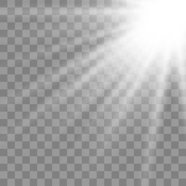 Güneş ışığı objektif parlama ışık