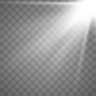 Güneş ışığı objektif parlama ışık