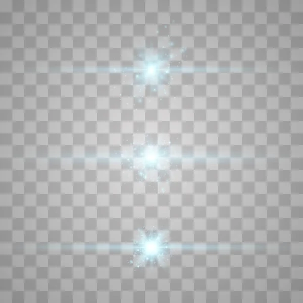 Reihe von Lichteffekten — Stockvektor