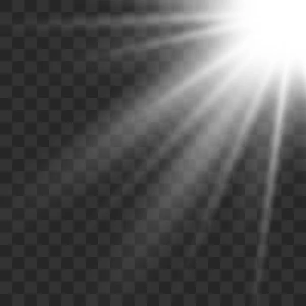 Zonlicht lens flare licht — Stockvector