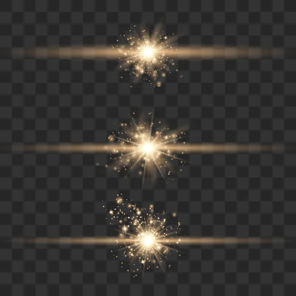 Conjunto de efectos de luz — Vector de stock