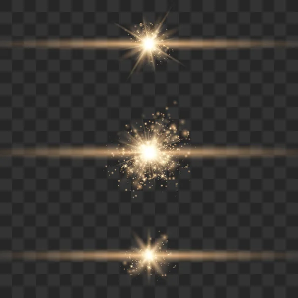 Conjunto de efectos de luz — Vector de stock