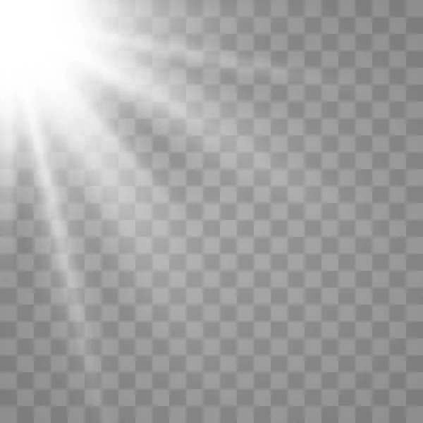 Zonlicht lens flare licht — Stockvector