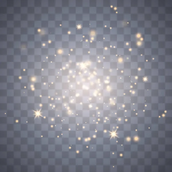 Sparks paillettes effet de lumière spécial — Image vectorielle