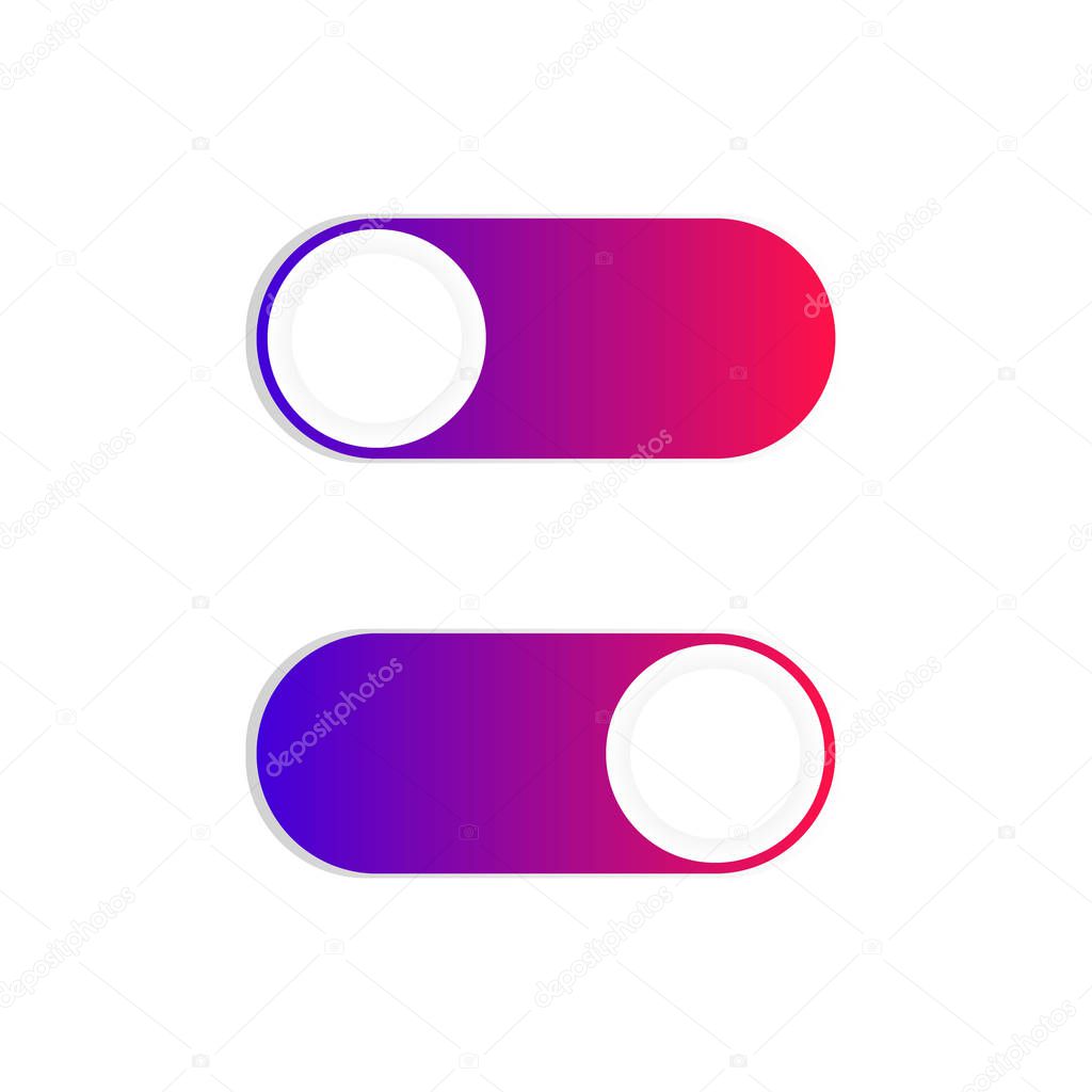 On off vector icon