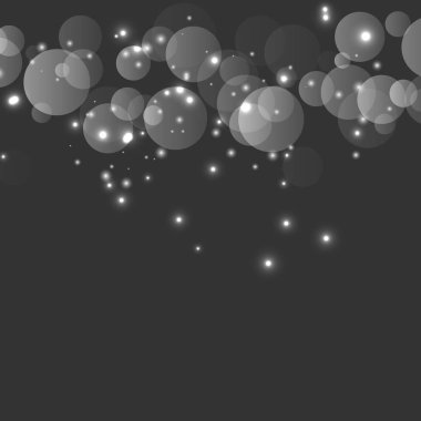 Parlayan bokeh ışıklar 